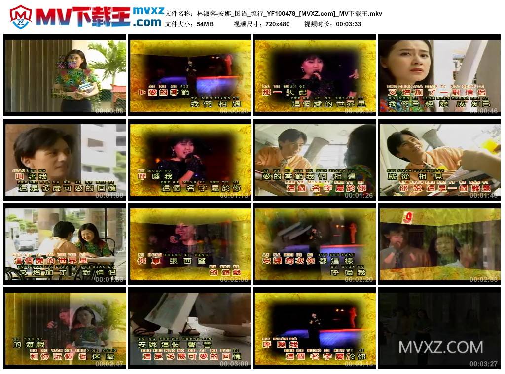 林淑容-安娜_国语_流行_YF100478